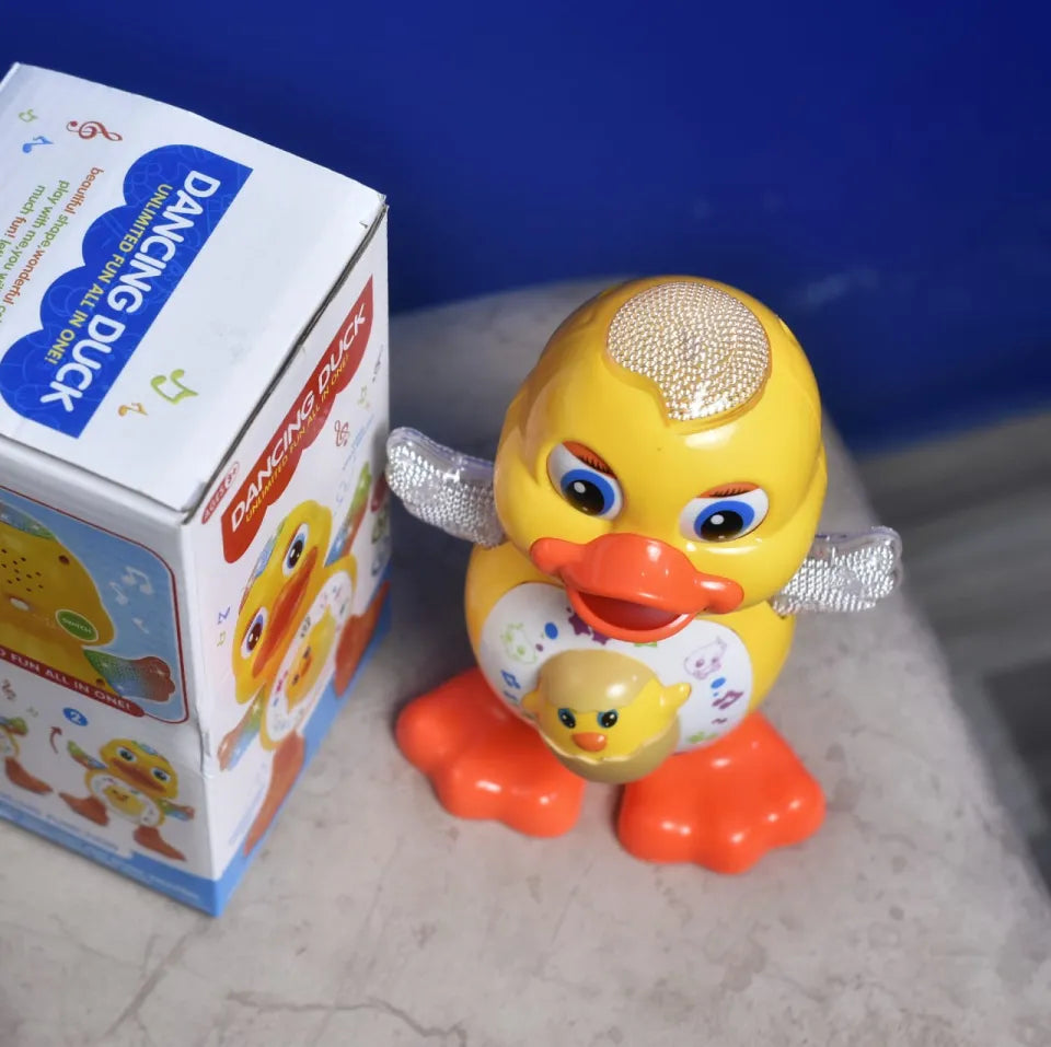 Cute Dancing Duck Musical Toy | Flashing Duck with Lights & Music for Kids