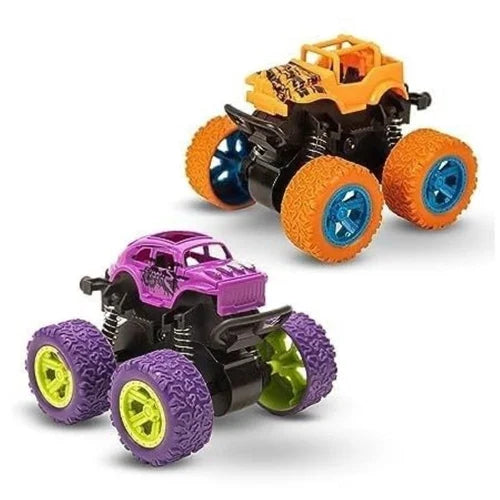 Baby Monster Trucks | Push and Go Friction Double-Directions Mini Trucks