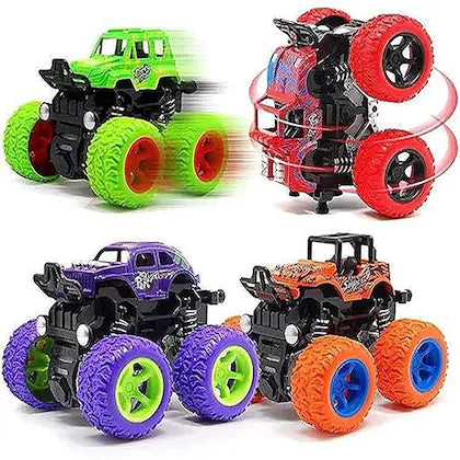 Baby Monster Trucks | Push and Go Friction Double-Directions Mini Trucks