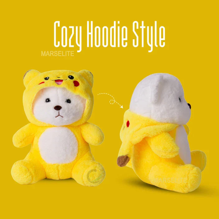 Stuff Tree Hoodie Teddy Bear 45cm | Removeable Hoodie Cap | Cutest Plush Stuff Bear